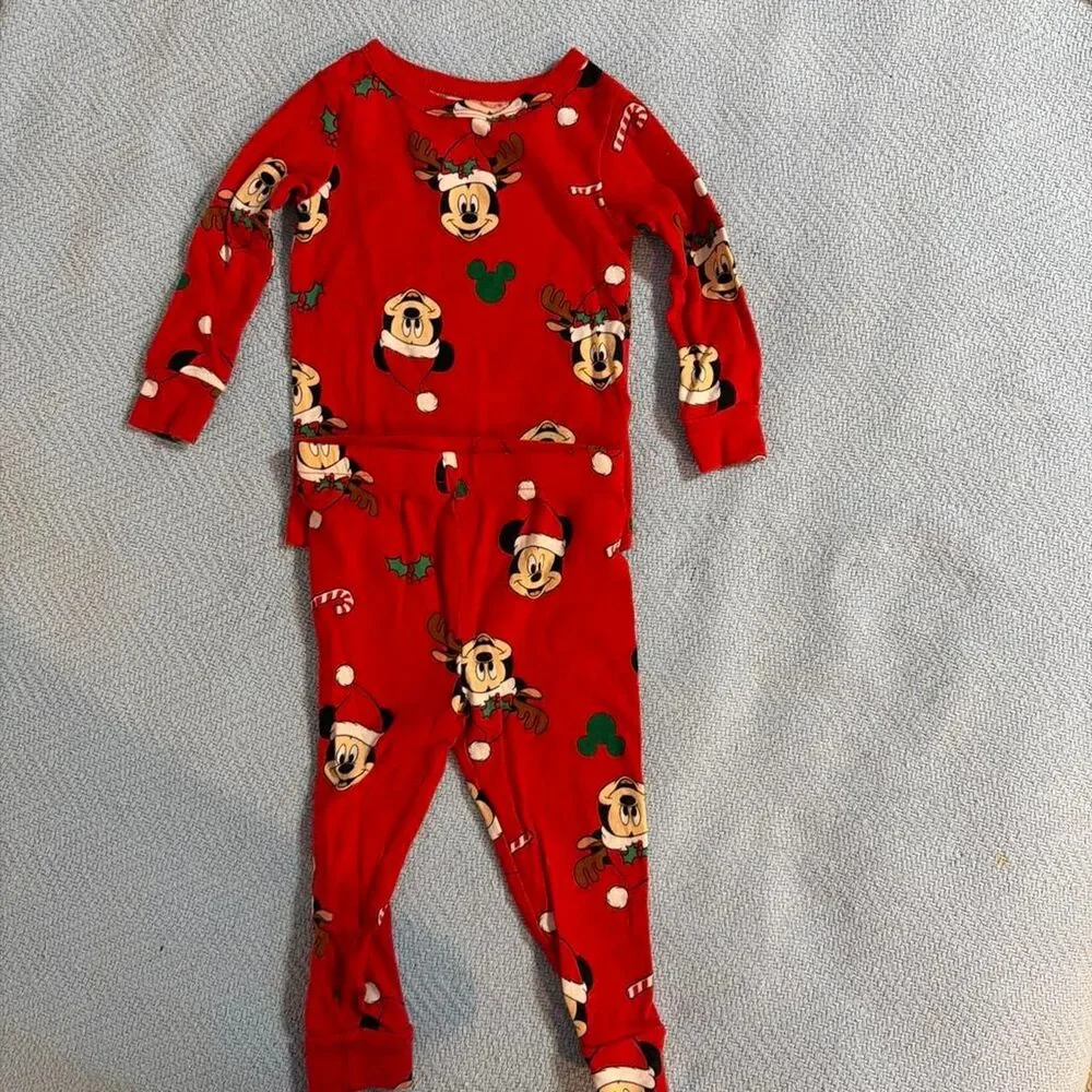 Disney Mickey Mouse Red Pajamas